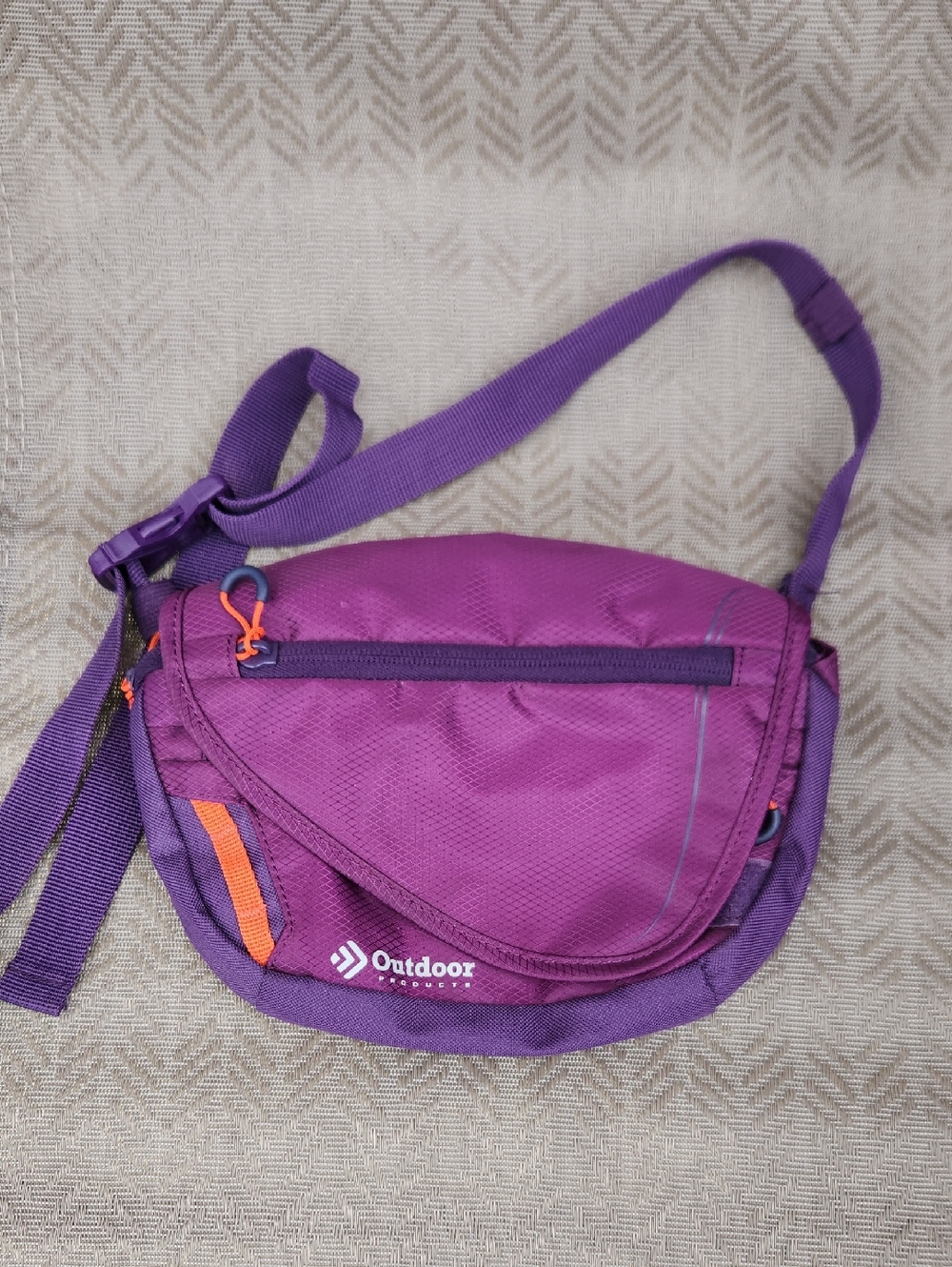 Purple Crossbody Shoulder Bag Or Fannypack